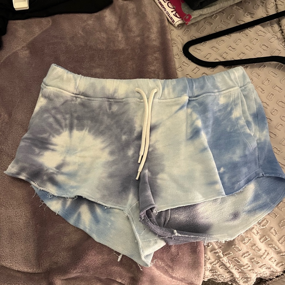 Tie-Dye Blue Women's Shorts